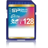 Silicon Power Elite - carte mémoire flash - 128 Go - SDXC UHS-I