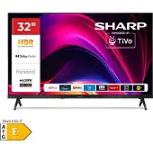 Sharp Téléviseur 32HE2745E 32 pouces Smart TV avec technologie TiVo - Téléviseur HDR avec résolution HD (2026)