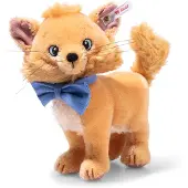 Steiff 356285 Chat Aristocat Toulouse, mohair, 18 cm, marron clair