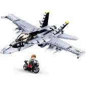 Sluban Model Bricks M38-B0928 F/A-18 Super Bumblebee Fighter