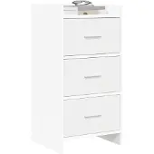 vidaXL Buffet blanc 40 x 36 x 80 cm en aggloméré