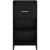 vidaXL Buffet en chêne noir 40 x 36 x 80 cm, aggloméré