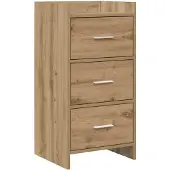 vidaXL Buffet en chêne Artisan 40 x 36 x 80 cm, aggloméré