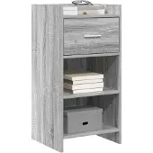 vidaXL Buffet gris Sonoma 40 x 36 x 80 cm en aggloméré