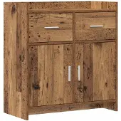 vidaXL Buffet en bois recyclé 75 x 36 x 80 cm, aggloméré