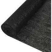 vidaXL Filet brise-vue Noir 1,5x25 m PEHD 195 g/m²