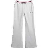 Superdry Pantalon merlot / blanc cassé
