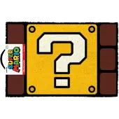 Super Mario Fussmatte: Super Mario: Fragezeichen (40x60cm)