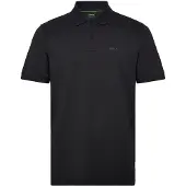 BOSS Polo en piqué de coton avec motif imprimé