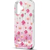 IDEAL OF SWEDEN Coque miroir Apple iPhone 16 - Rose Blush Floral