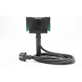 LumenXL Prise de jardin avec piquet de terre, 4 gang