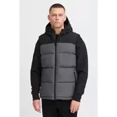 Blend Gilet 'Hmbank' gris foncé / noir