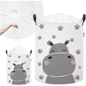 Siso Panier en coton pour jouets, 35X45 cm, Hippo,