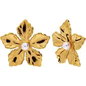 Lucardi Boucles d'oreilles 'Statement' or