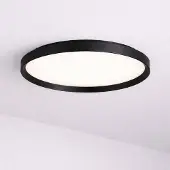 Lyora Lumière de plafond élégante Prisma noir Ø 35cm