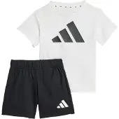 Adidas Essentials Tee Set Blanc,Noir 0-3 Months Enfants