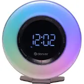 24hShop Radio-réveil CRL-342 avec lumière de réveil et sons de la nature