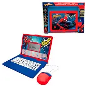 Lexibook Spiderman Bilingual Educational Laptop Rouge Enfants