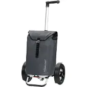 Andersen Shopper Valisette 'Tura' gris foncé / noir