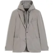 BOSS Veste Slim avec sweat à capuche intérieur