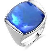Luxenter Bague 'Shay' bleu