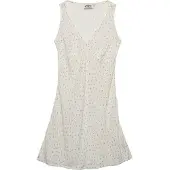 Superdry Femme Mini-robe Imprimée à col Caur White Taille: 44