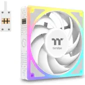 Thermaltake TOUGHFAN EX 120 ARGB Sync White 3Pack (120 mm, 3x), Ventilateur PC, Blanc