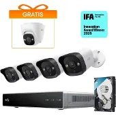 Eufy PoE Security System + NVR + E40 Lot de 4