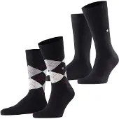 Burlington Chaussettes gris / gris clair / noir