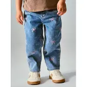 Name it Jean 'NMFBELLA' bleu / rose ancienne