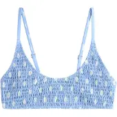 Next Hauts de bikini bleu ciel / blanc