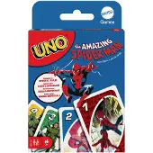Mattel Jeu de cartes UNO The Amazing Spider-Man Marvel