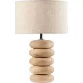 Beliani Lampe À Poser Betwa Bois De Manguier Marron Clair