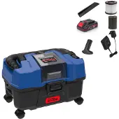 Güde aspirateur industriel à accu, aspirateur eau et poussière, aspirateur NTST 18-201-05, appareil 3 en 1