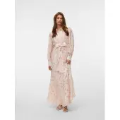 Vero Moda Robe-chemise 'VMTaliha' jaune / lavande / rose / blanc cassé