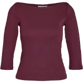 Noisy May T-shirt 'NMMaya' lie de vin