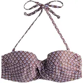 Next Hauts de bikini opal / marron / blanc
