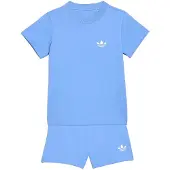 Adidas Set 'SHORT TEE' bleu ciel / blanc