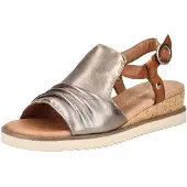 Marco Tozzi Sandales marron / or