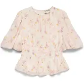 Vero Moda Chemisier 'VMTaliha' lavande / abricot / blanc