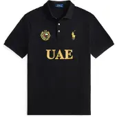 Ralph Lauren pour homme. 710B20856001 Polo UAE Classic Fit noir (XL), Casuel, Coton, Manche courte