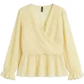 Vero Moda Chemisier 'VMDora' jaune clair