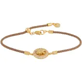 Michael Kors Bracelet noisette / or
