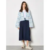 Apricot Cardigan ' ' bleu