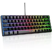The G-Lab Clavier Gaming filaire Azerty Français Keyz Hydrogen GRB Gris et Noir