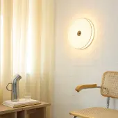 Halo Design Plafonnier , SHADE, dimmable, Beige, Salon / séjour, Tissu / textile, Design