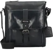 Leonhard heyden sac à épaule bandoulière Roma Zipped Messenger Bag Black noir