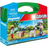 Playmobil Valise de transport pour jeux de chiots