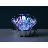 Itotal Lampe coquillage argent