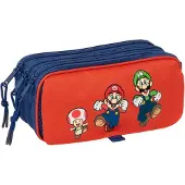 Safta Super Mario Bros Mamma Mia triple Federmappe